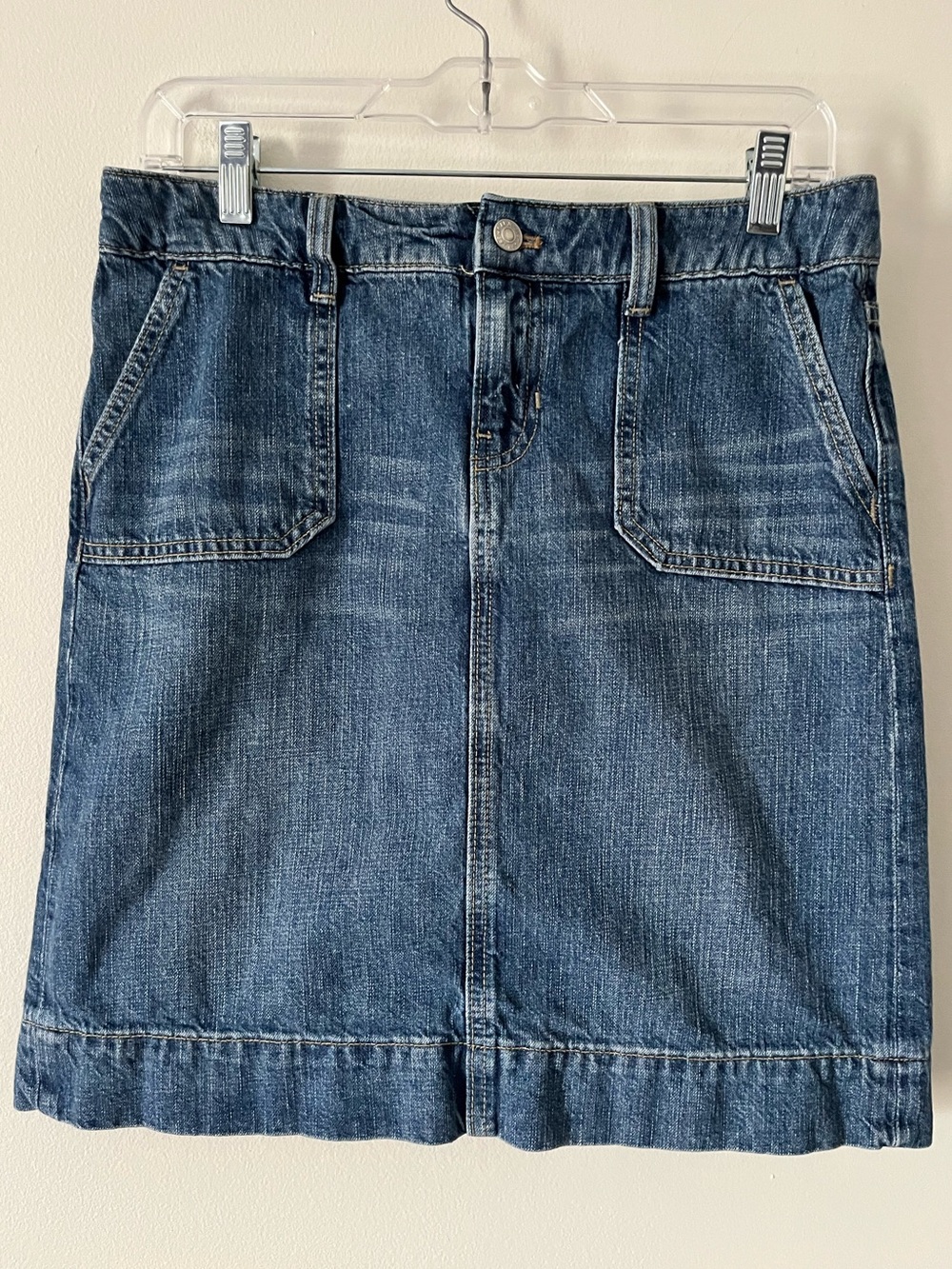Gap 2008 Denim Skirt Y2K Western Urban Cowgirl Capsule Sz 6